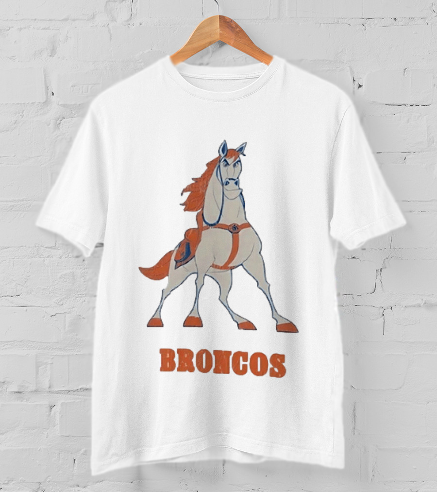 Maximus Broncos Football Horse Denver Broncos T-Shirt