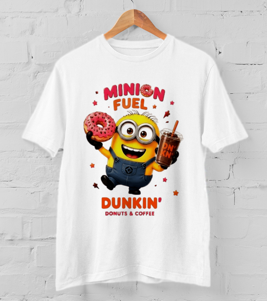 Minion Fuel Dunkin' Donuts Coffee Minions Donut Drink T-Shirt