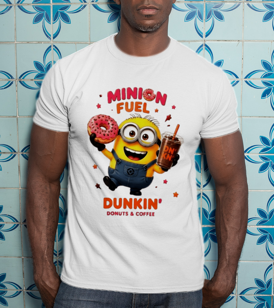 Minion Fuel Dunkin' Donuts Coffee Minions Donut Drink T-Shirt