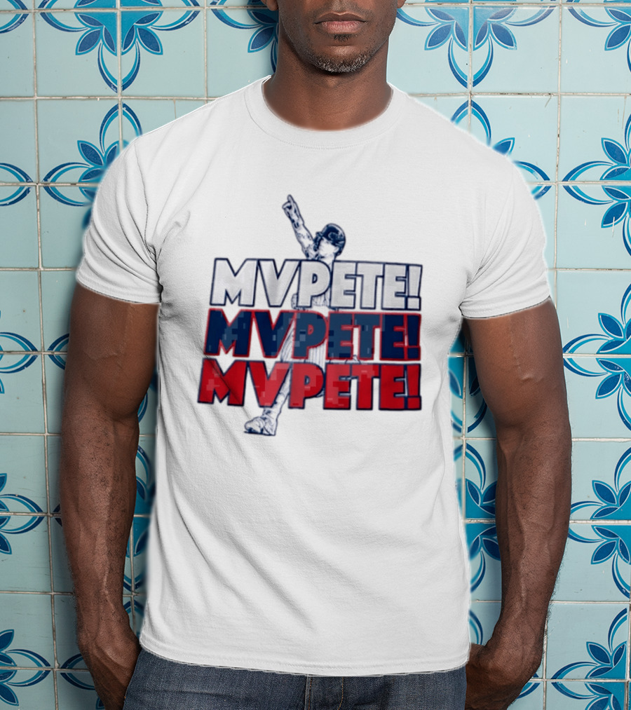 Pete Alonso New York Mets MLB Mvpete The Players Baseball T-Shirt
