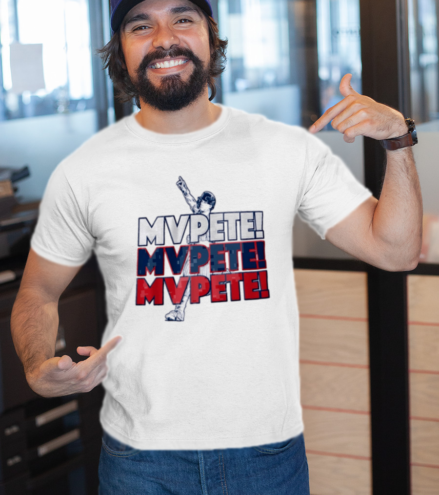 Pete Alonso New York Mets MLB Mvpete The Players Baseball T-Shirt