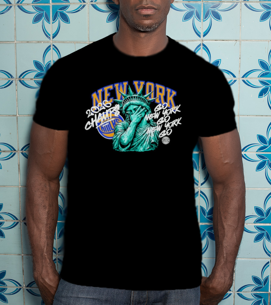 New York Knicks 2026 Champs Liberty Go Go T-Shirt