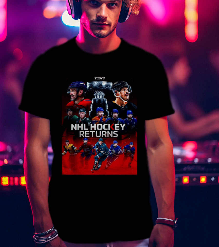 TSN NHL Hockey Returns 2026 2027 Featuring Star Players And Stanley Cup T-Shirt