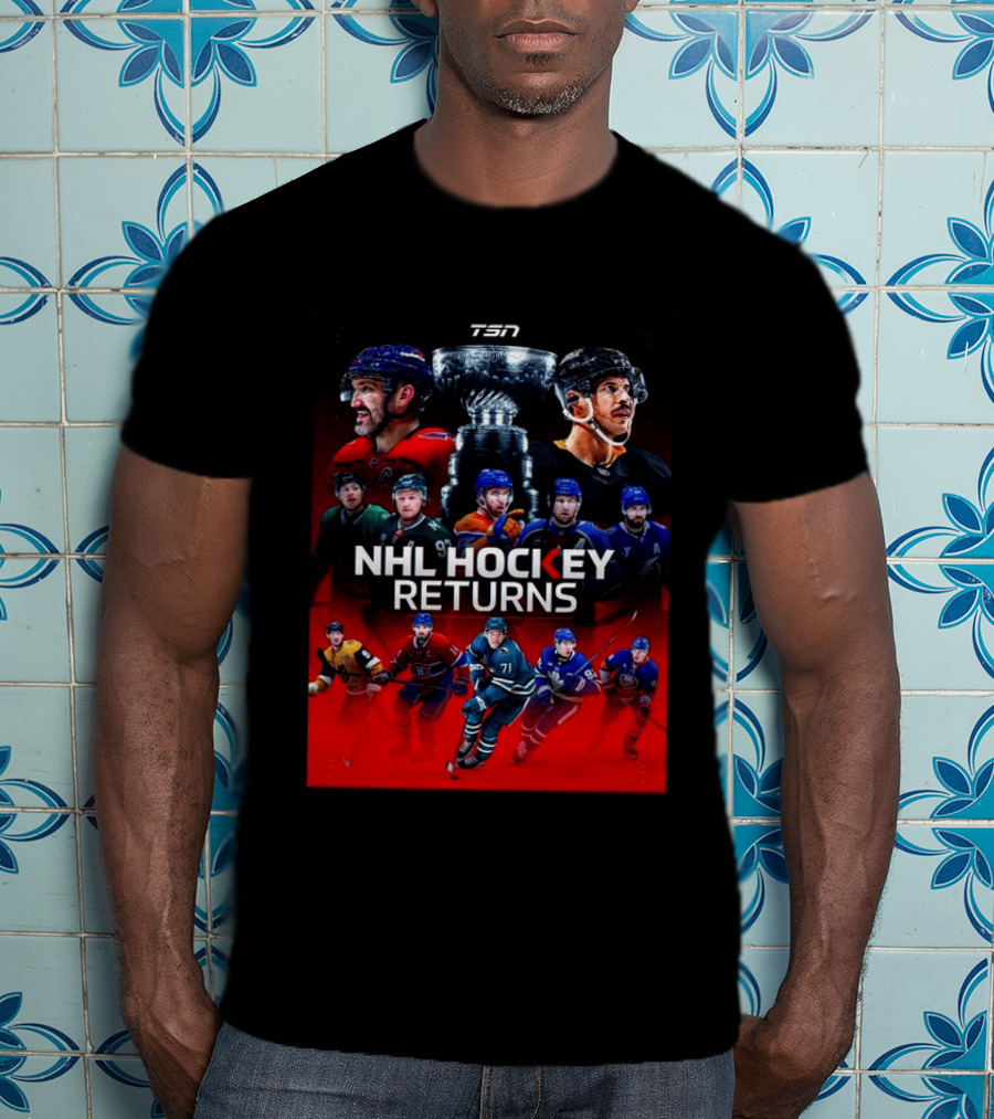 TSN NHL Hockey Returns 2026 2027 Featuring Star Players And Stanley Cup T-Shirt