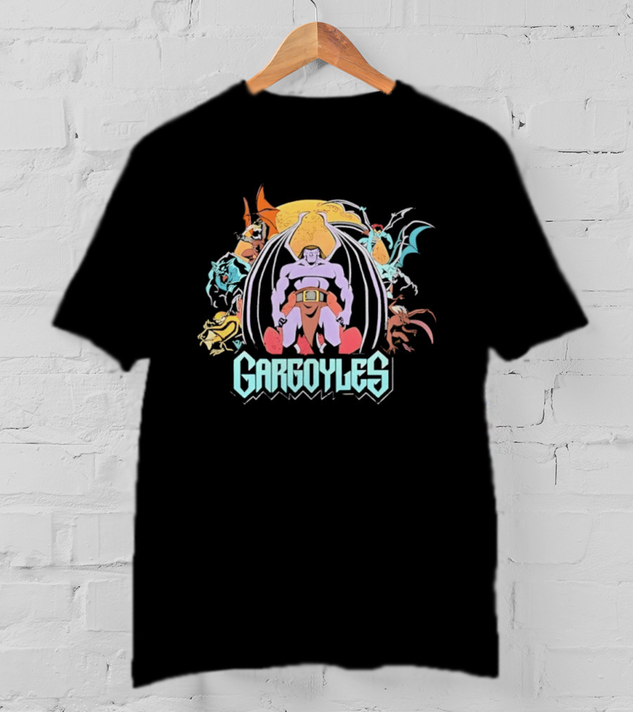 Gargoyles Goliath And Animated Series Characters Collection T-Shirt