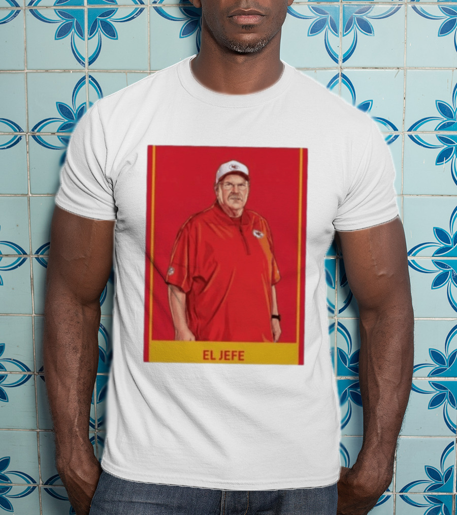 Andy Reid El Jefe Kansas City Chiefs Coach Red Chiefs T-Shirt