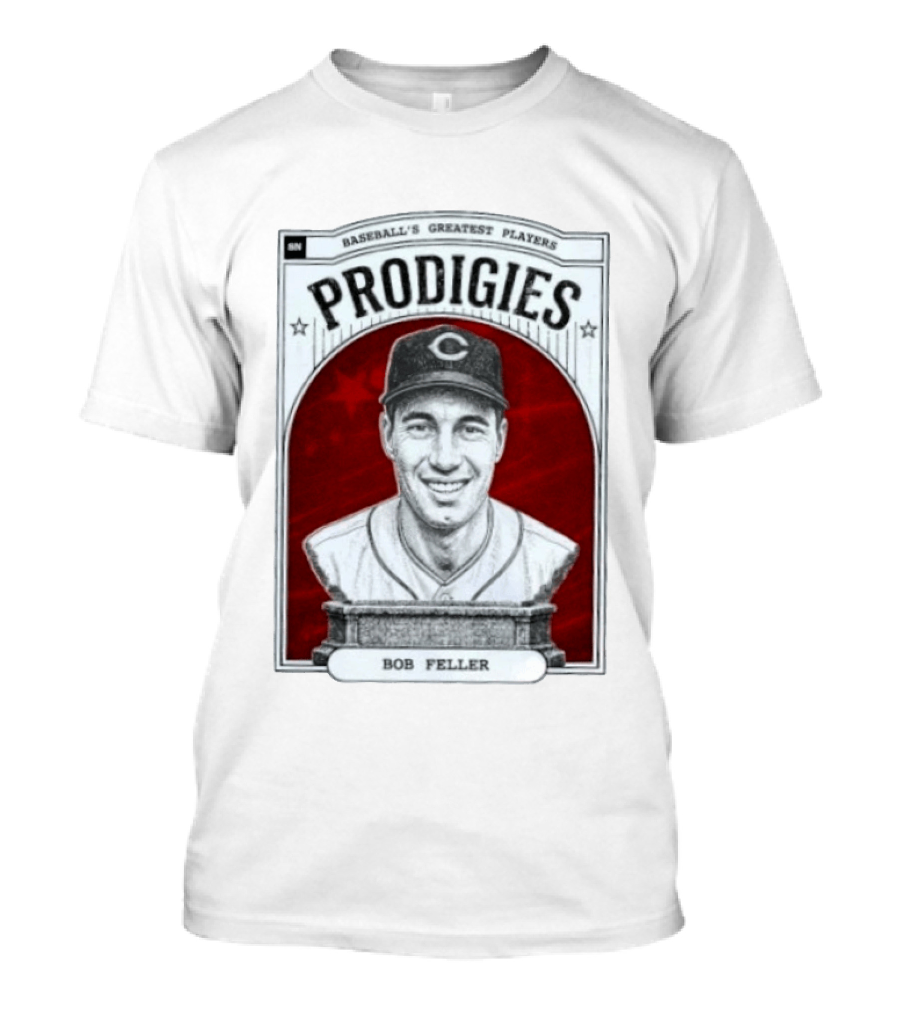 Baseball's Greatest Players Prodigies Bob Feller T-Shirt