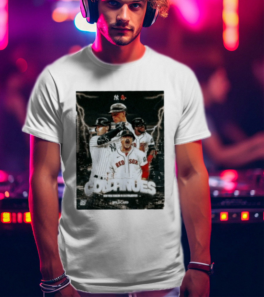 Boston Red Sox Vs New York Yankees 2026 Wildcard Rivalry Continues T-Shirt