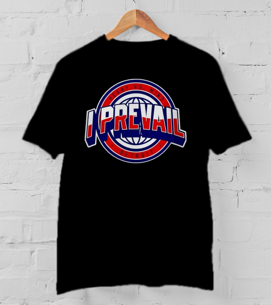 I Prevail Heart Vs Mind Detroit Metalcore Band Merchandise T-Shirt