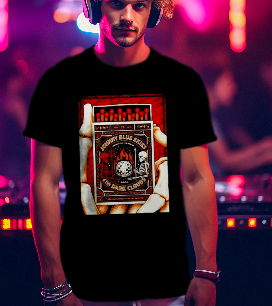 Johnny Blue Skies & The Dark Clouds Mutiny For The Masses Mobile Center Kansas City Sept 26 2026 T-Shirt