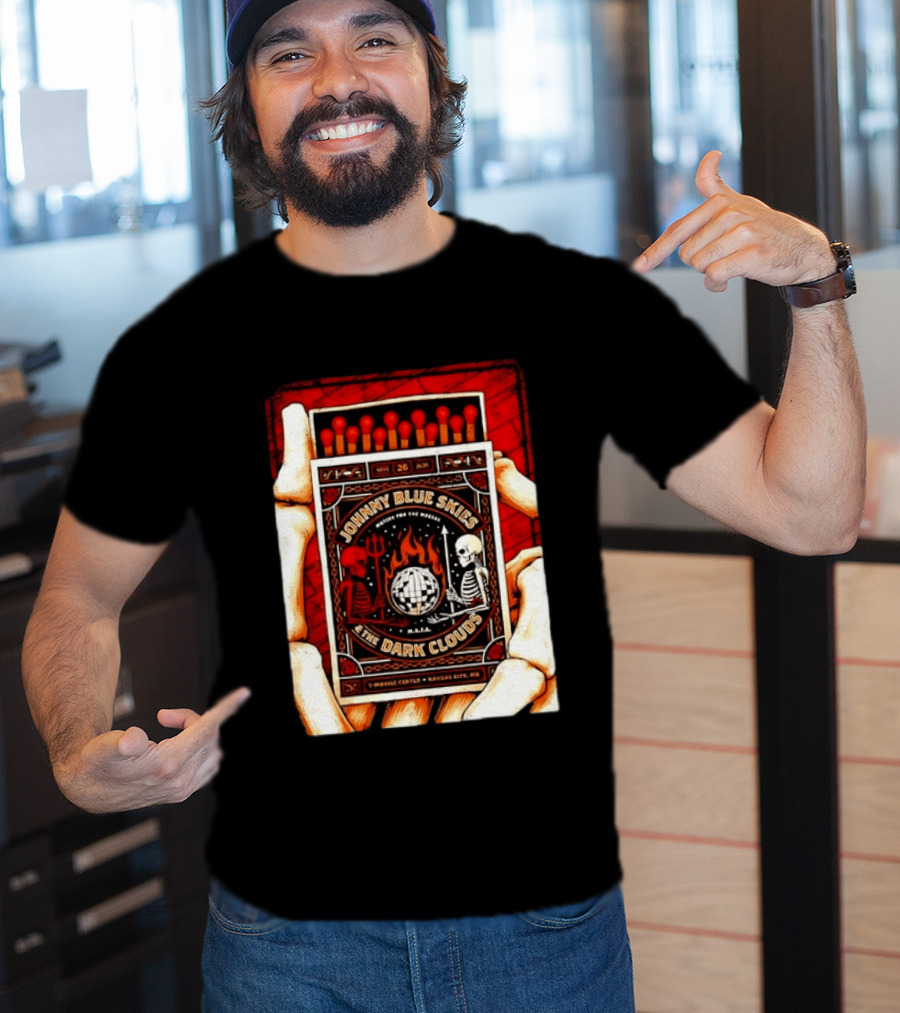 Johnny Blue Skies & The Dark Clouds Mutiny For The Masses Mobile Center Kansas City Sept 26 2026 T-Shirt