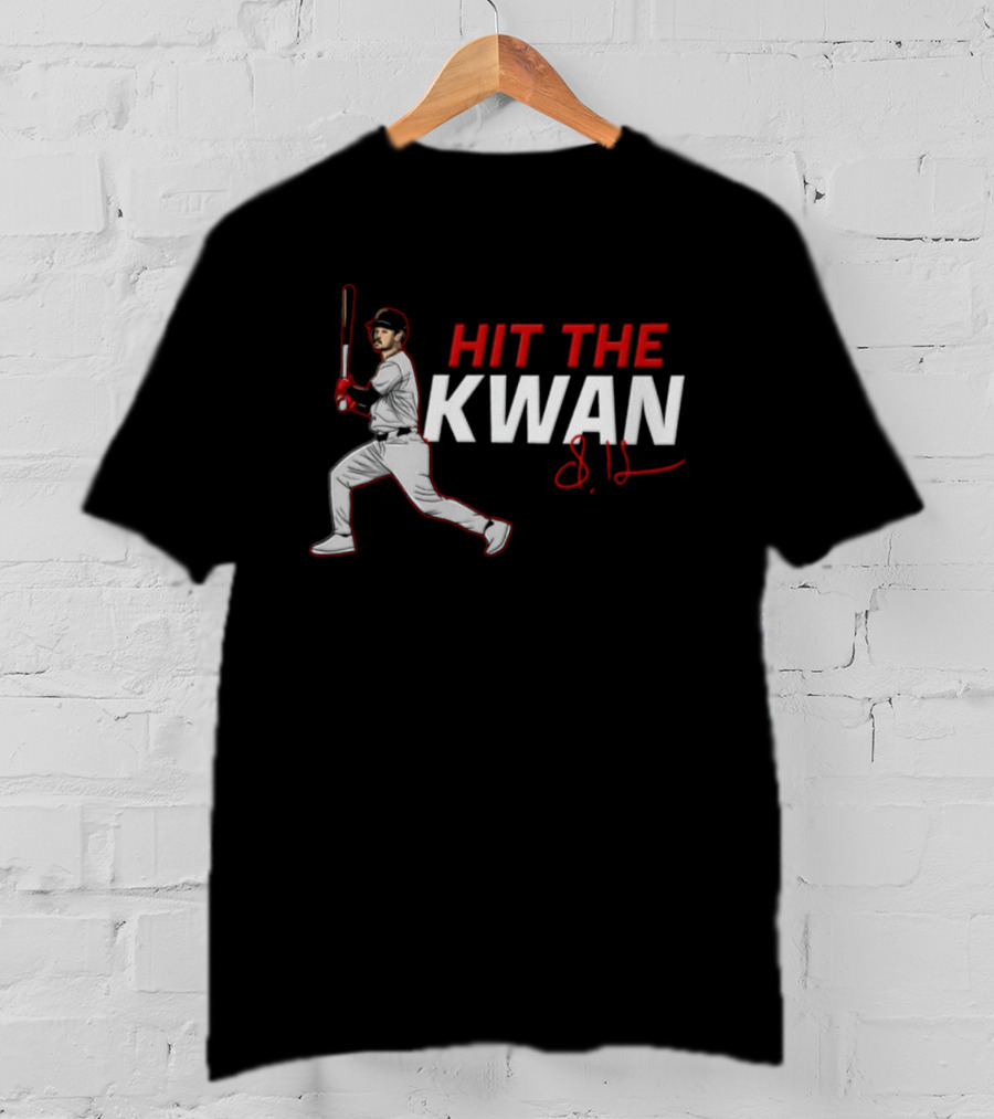 Cleveland Guardians MLB Steven Kwan Hit The Kwan Baseball 8.12 T-Shirt
