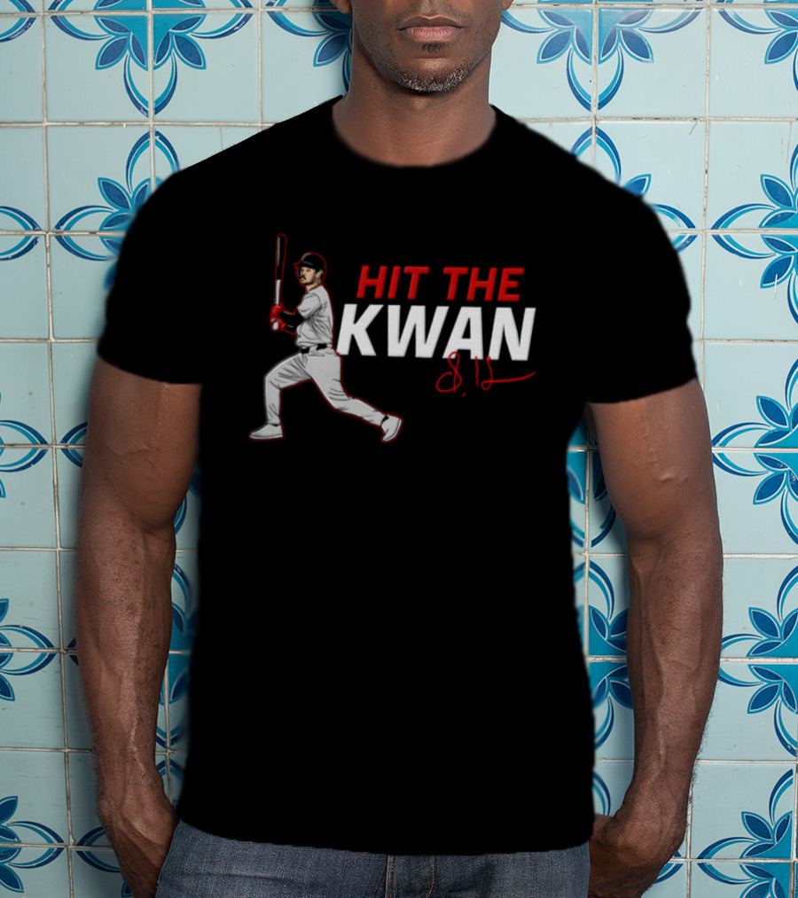Cleveland Guardians MLB Steven Kwan Hit The Kwan Baseball 8.12 T-Shirt