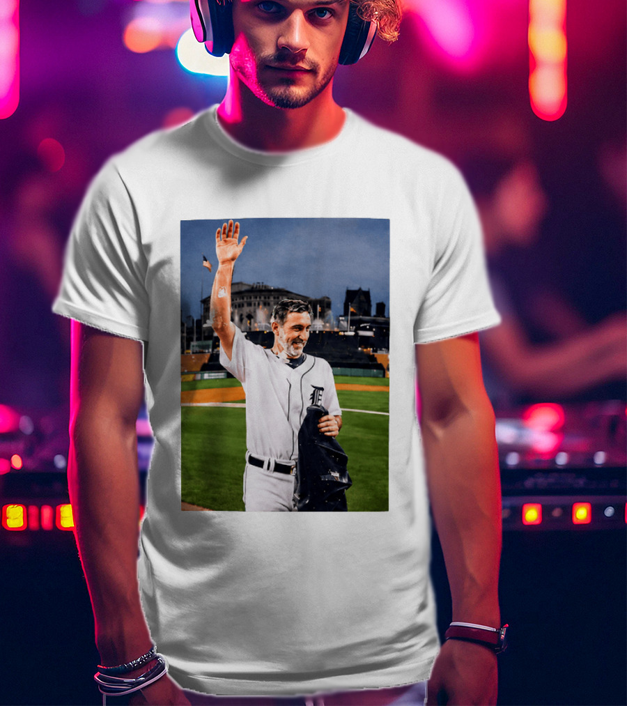 Justin Verlander Detroit Tigers Baseball Farewell Game T-Shirt