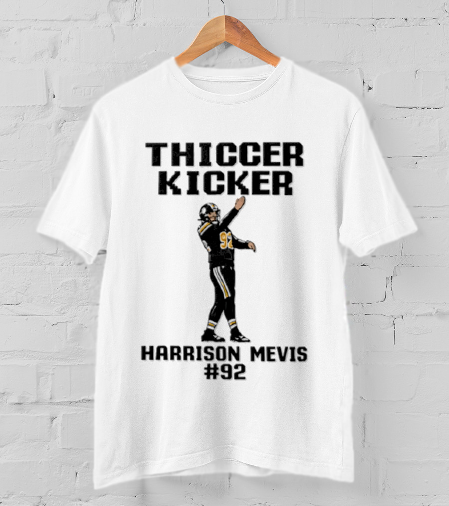 Harrison Mevis 92 Thiccer Kicker Los Angeles Rams Football Player Pixel T-Shirt