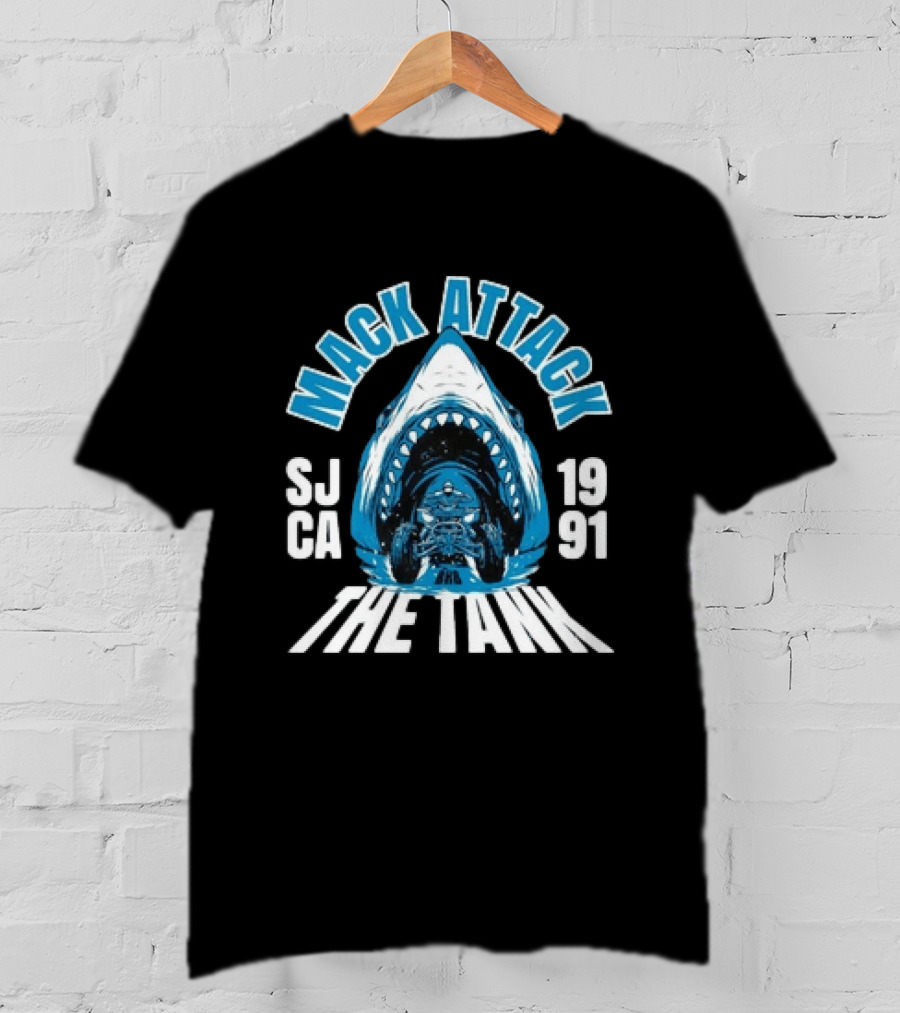 Mack Attack San Jose 1991 The Tank Sharks T-Shirt