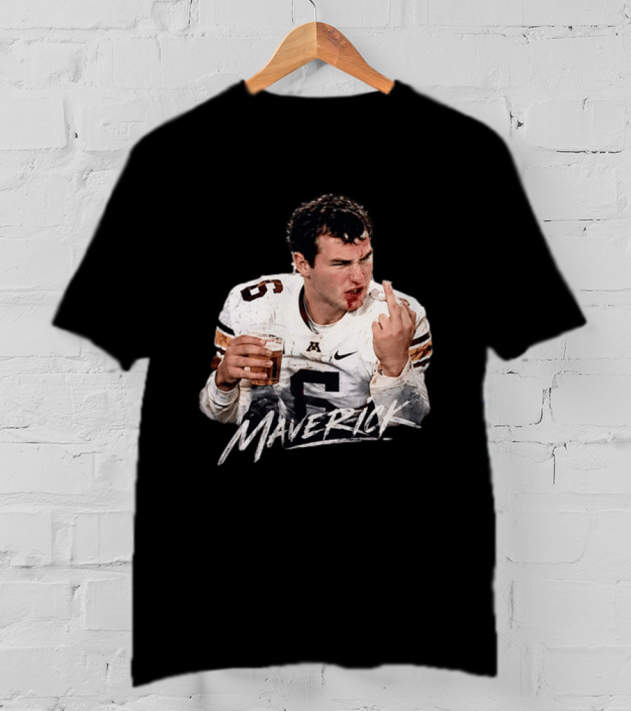 Maverick Baranowski Minnesota Golden Gophers Football Gesture T-Shirt