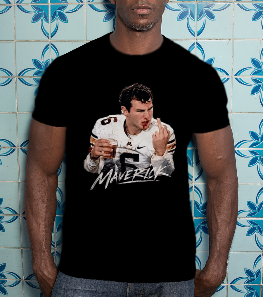Maverick Baranowski Minnesota Golden Gophers Football Gesture T-Shirt