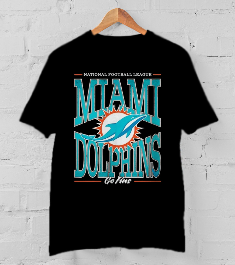 National Football League Miami Dolphins Go Fins T-Shirt