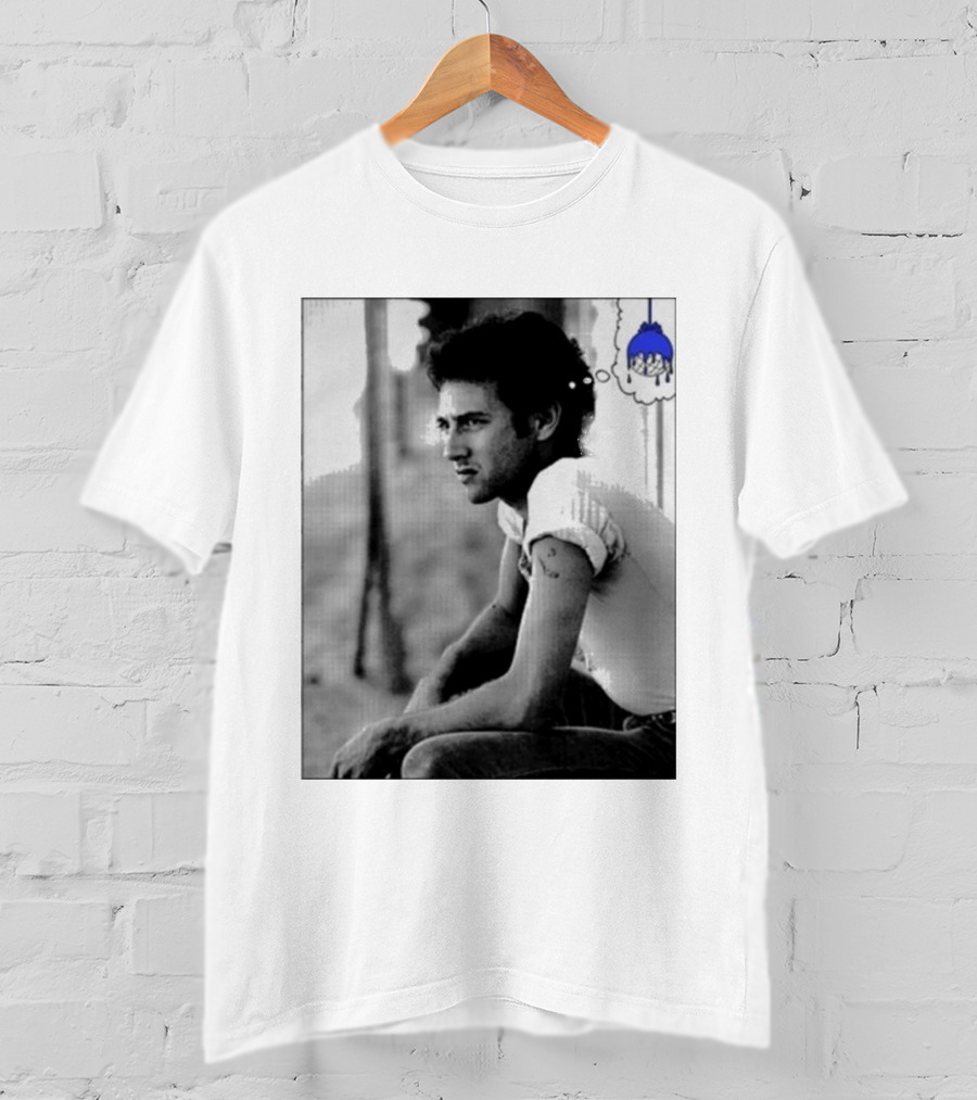 Jack White Hollywood Palladium Los Angeles CA Mon September 28th 2026 Contemplative Man With Blue Thinking Cloud T-Shirt