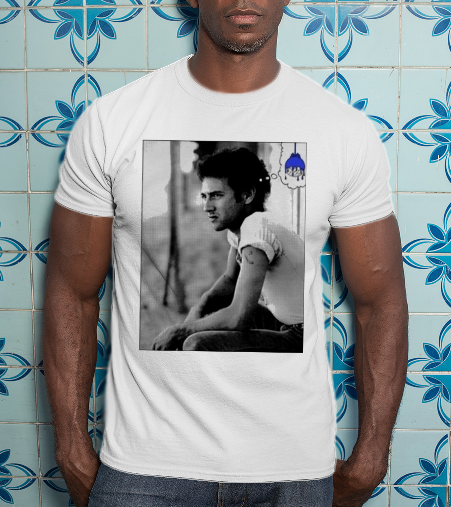 Jack White Hollywood Palladium Los Angeles CA Mon September 28th 2026 Contemplative Man With Blue Thinking Cloud T-Shirt