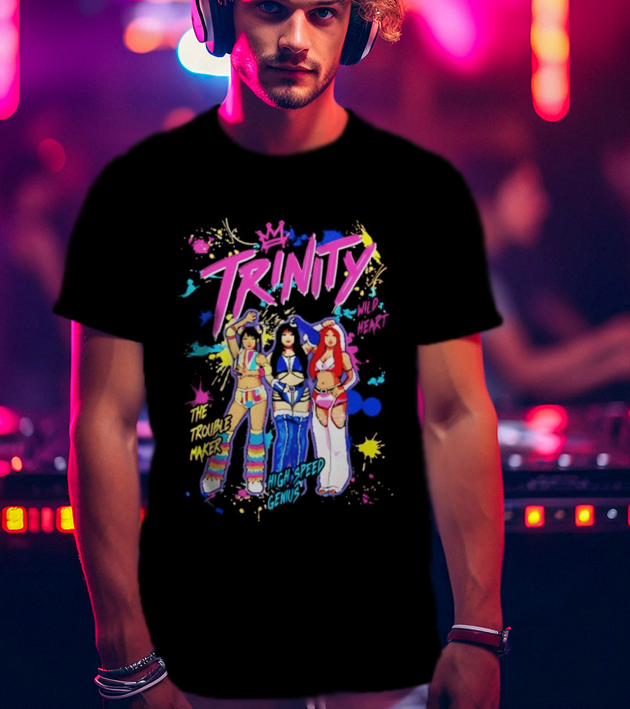 Trinity Wild Heart The Trouble Maker High Speed Genius Trio T-Shirt