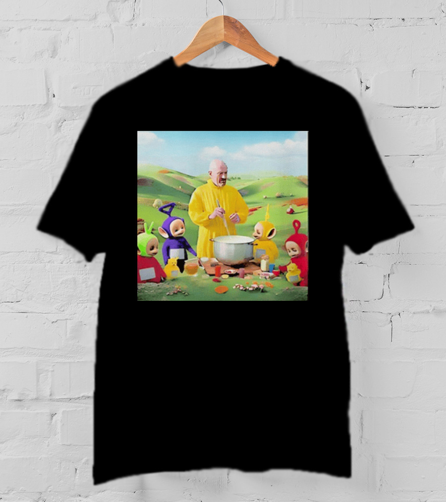 Breaking Bad Walter White Cooking With Teletubbies Scene T-Shirt
