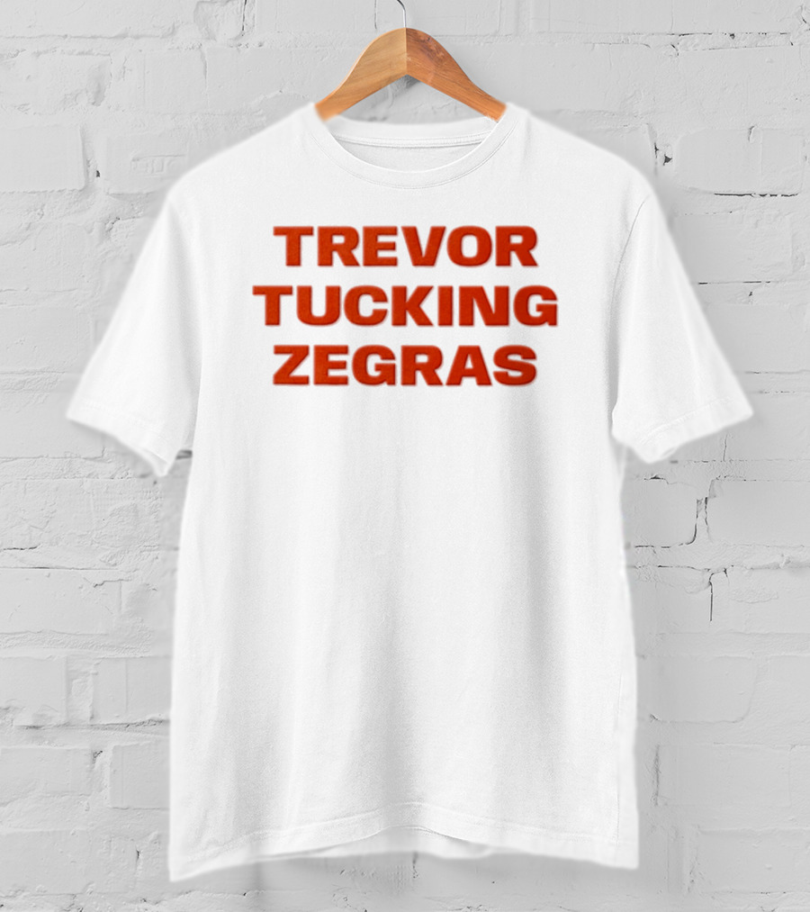 Trevor Tucking Zegras Philadelphia Flyers Hockey T-Shirt