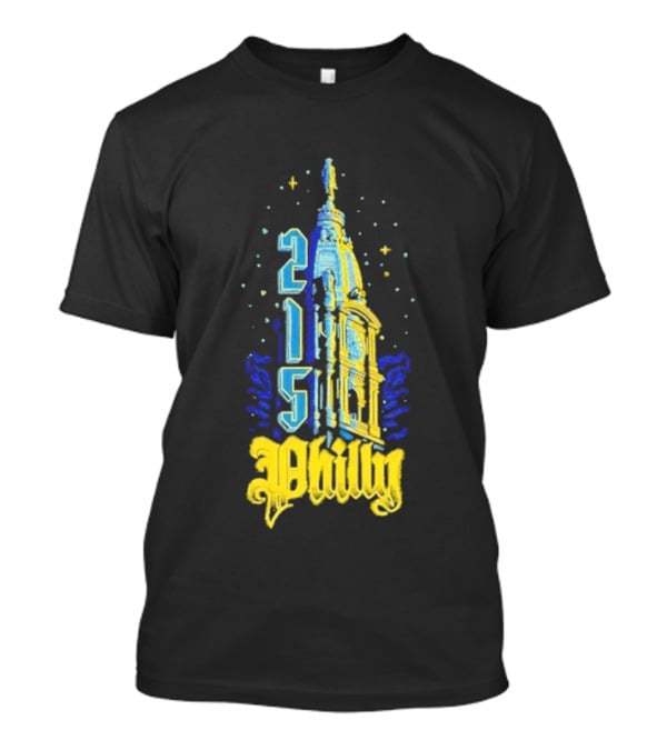 Philly 215 Philadelphia City Connect William Penn Tower T-Shirt
