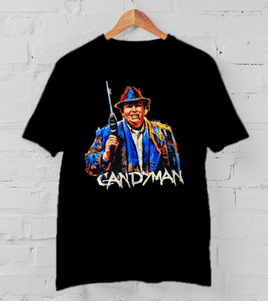 Candyman Horror Movie Tony Todd With Hook And Iconic Outfit T-Shirt