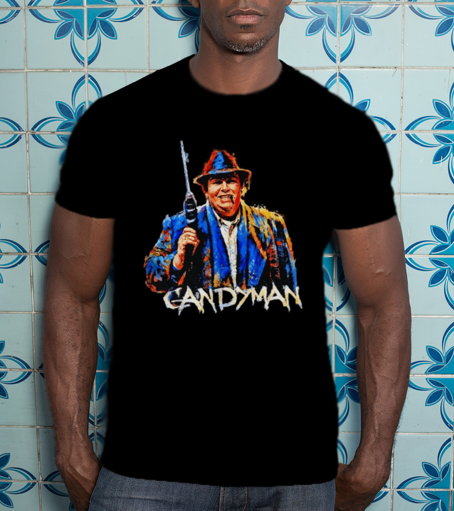 Candyman Horror Movie Tony Todd With Hook And Iconic Outfit T-Shirt