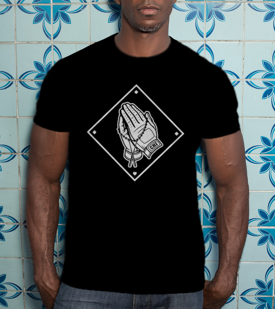 Chicago White Sox CHI Prayer Hands Baseball Glove Blessed T-Shirt