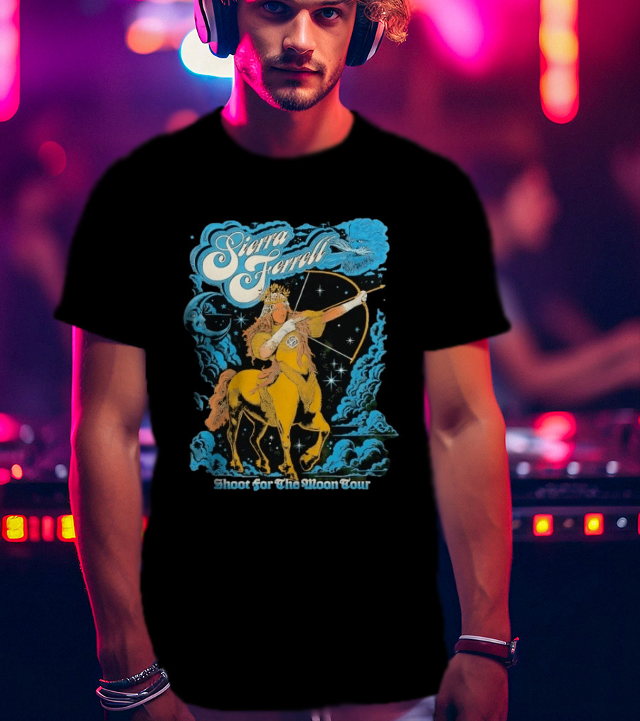 Sierra Ferrell Shoot For The Moon Tour Centaur Archer Cosmic T-Shirt