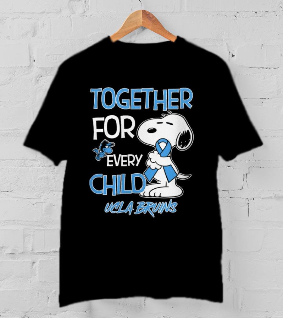 TOGETHER FOR EVERY CHILD Snoopy UCLA Bruins T-Shirt