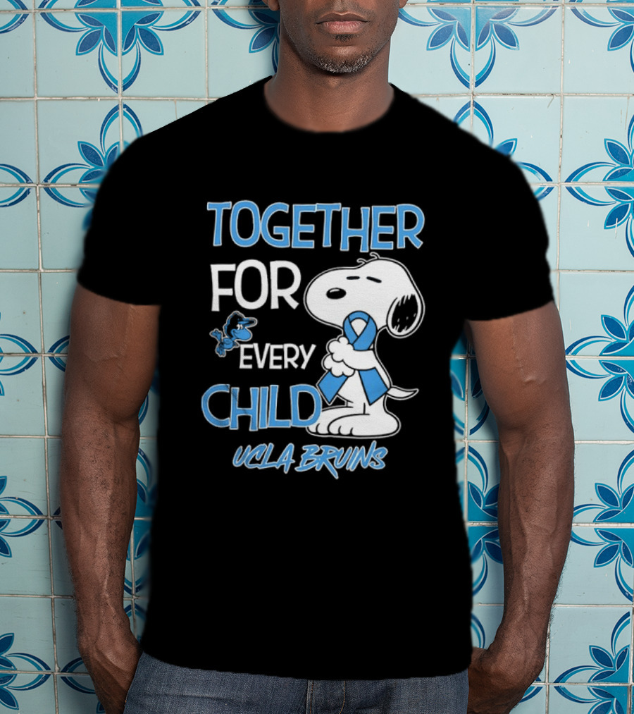 TOGETHER FOR EVERY CHILD Snoopy UCLA Bruins T-Shirt