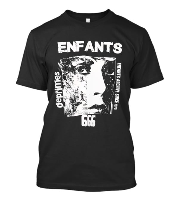 Enfants Deprimes Archive Since 1975 Face 666 T-Shirt