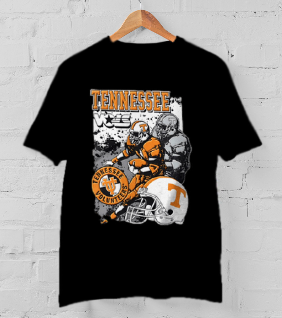 Tennessee Volunteers Football Helmet NCAA Team Players And Stars T-Shirt