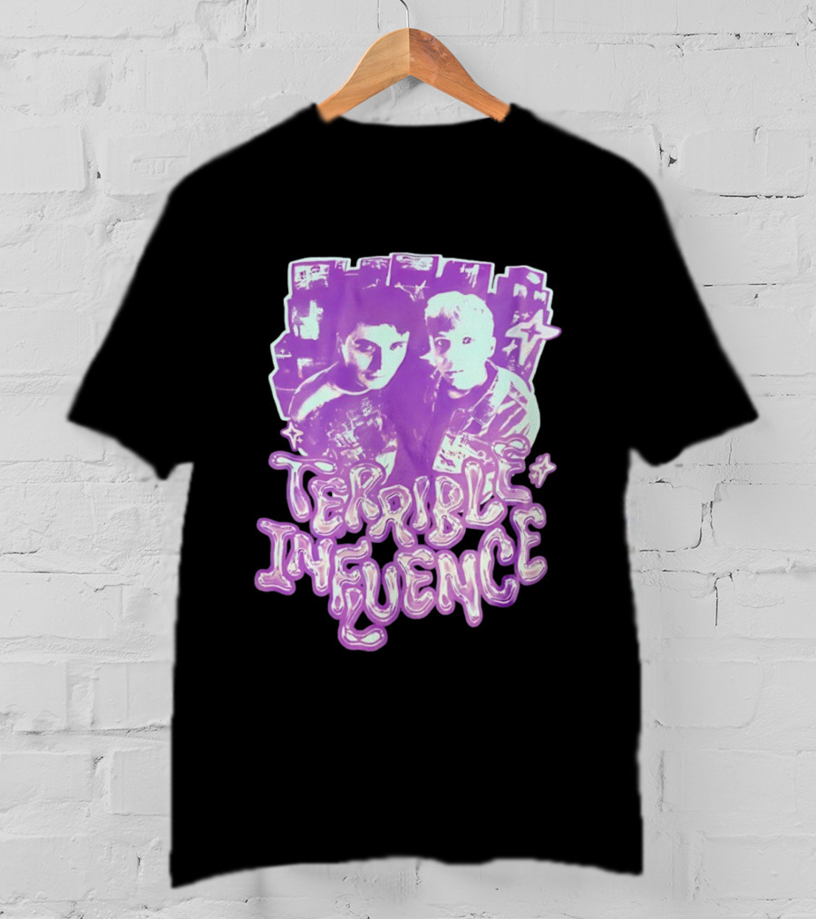 Dan And Phil Terrible Influence Purple Aesthetic T-Shirt