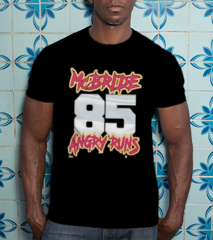 McBride 85 Angry Runs Arizona Cardinals 2026 T-Shirt
