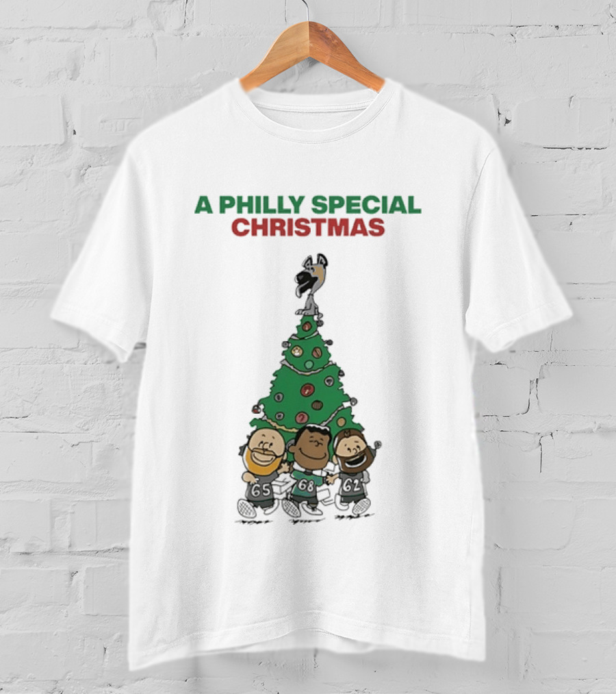 A Philly Special Christmas Philadelphia Eagles Tree T-Shirt