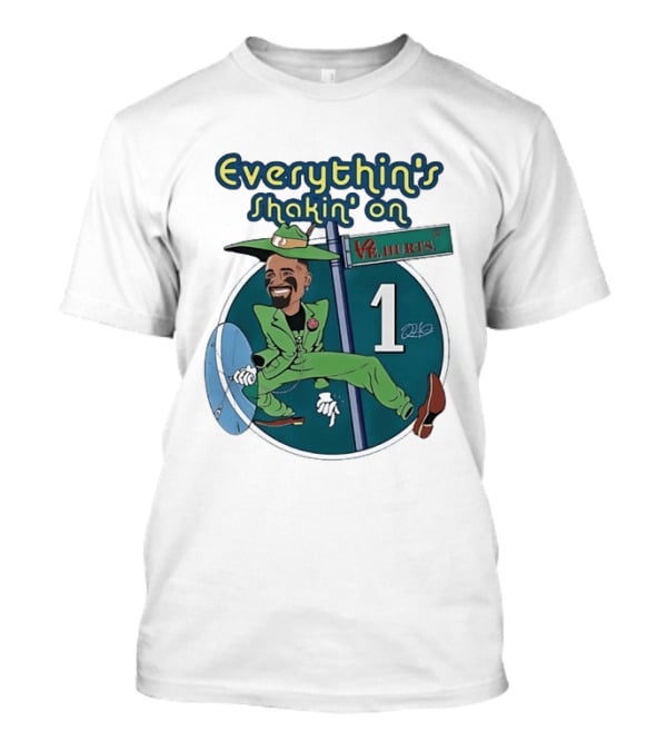 Everythin's Shakin' On Jalen Hurts Philadelphia Eagles Number 1 T-Shirt