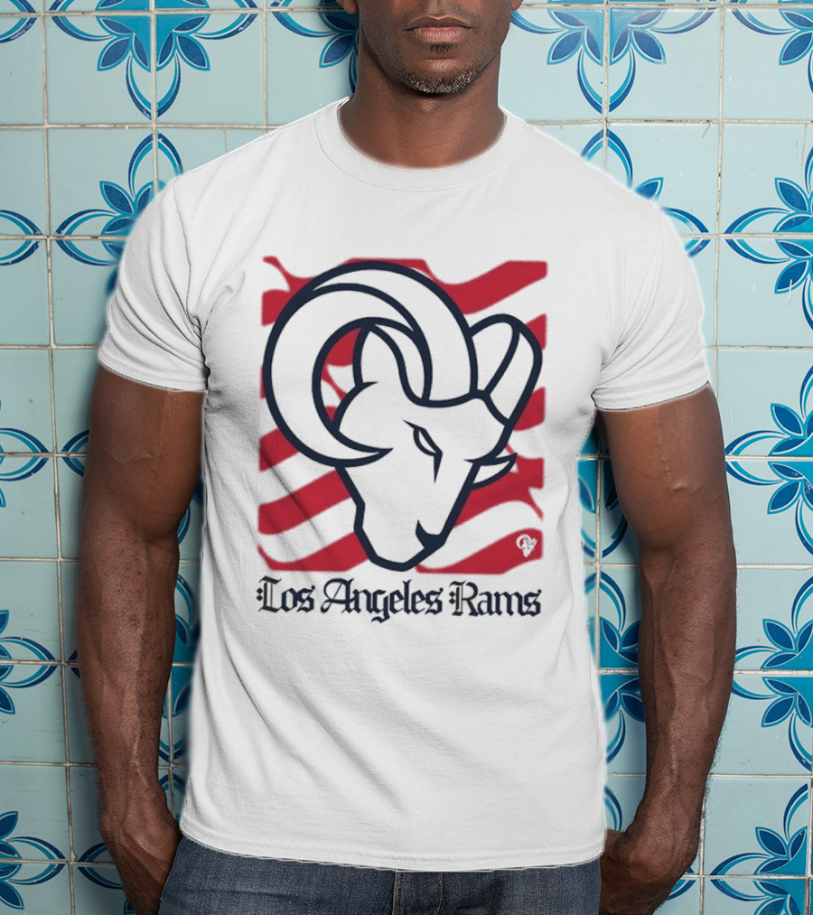 Los Angeles Rams Iconic Football Ram Head T-Shirt