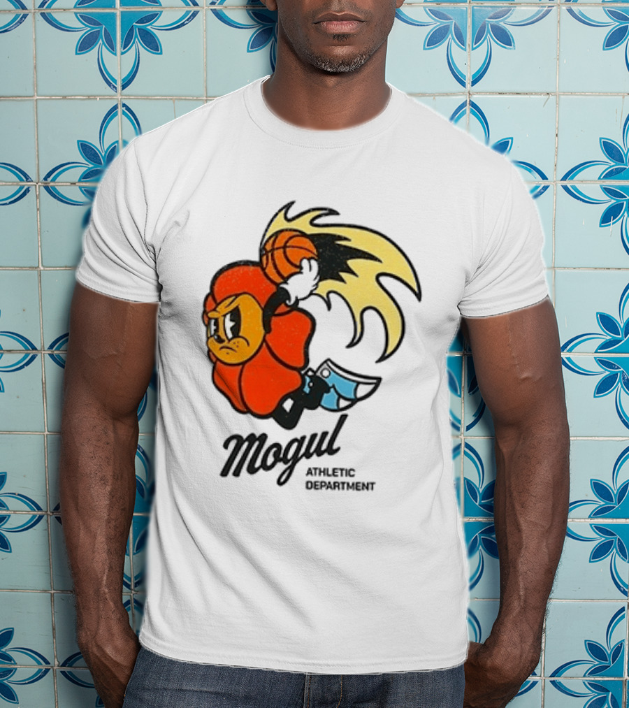 Mogul Athletic Department Dunking Character Basketball T-Shirt