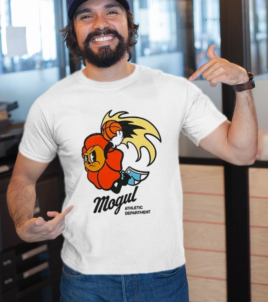 Mogul Athletic Department Dunking Character Basketball T-Shirt