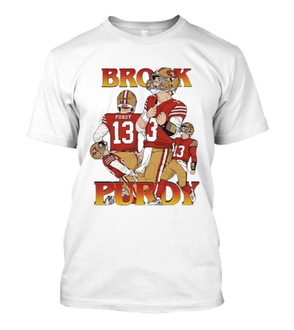 Brock Purdy San Francisco 49ers Number 13 Quarterback Football Player T-Shirt