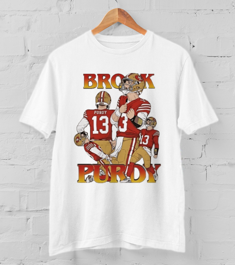 Brock Purdy San Francisco 49ers Number 13 Quarterback Football Player T-Shirt