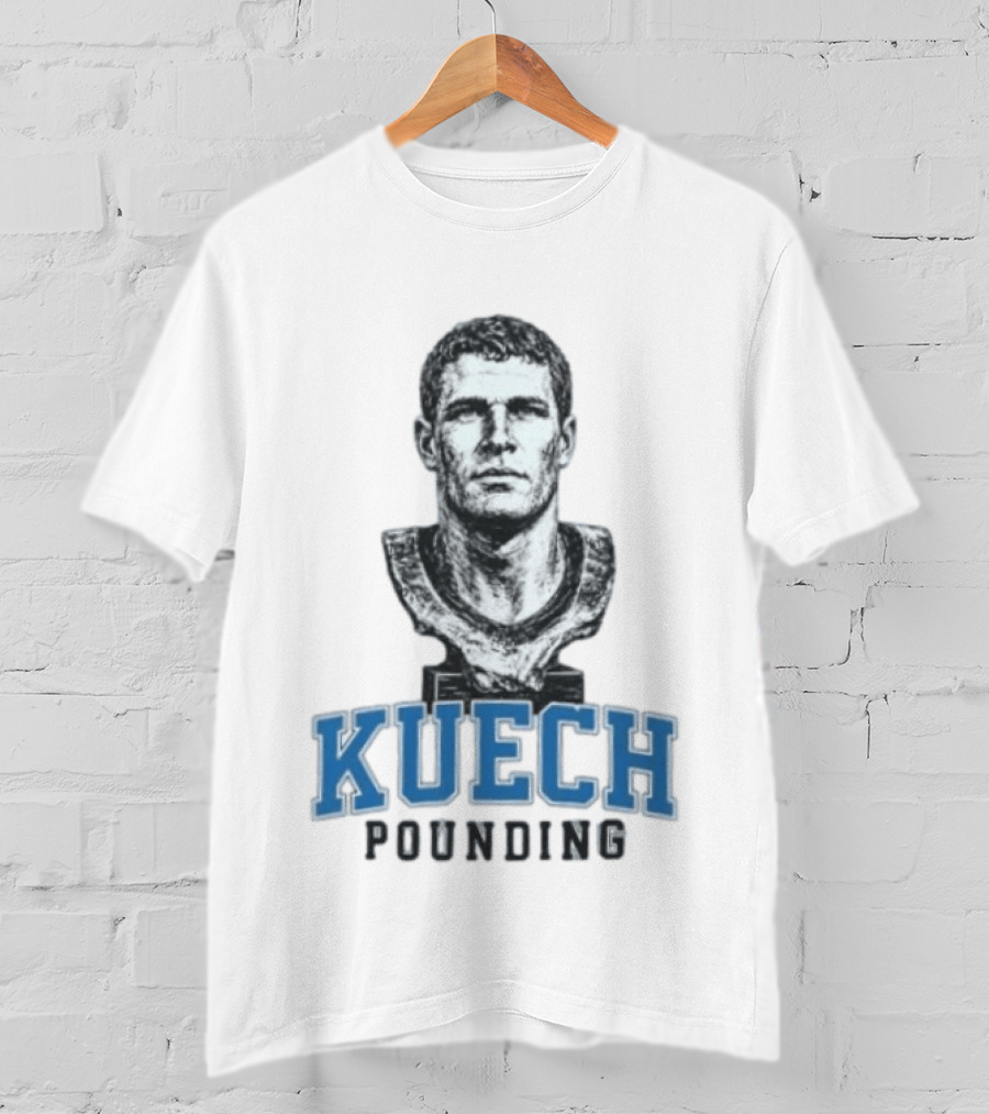 Carolina Panthers Kuech Pounding Hall Of Famer T-Shirt