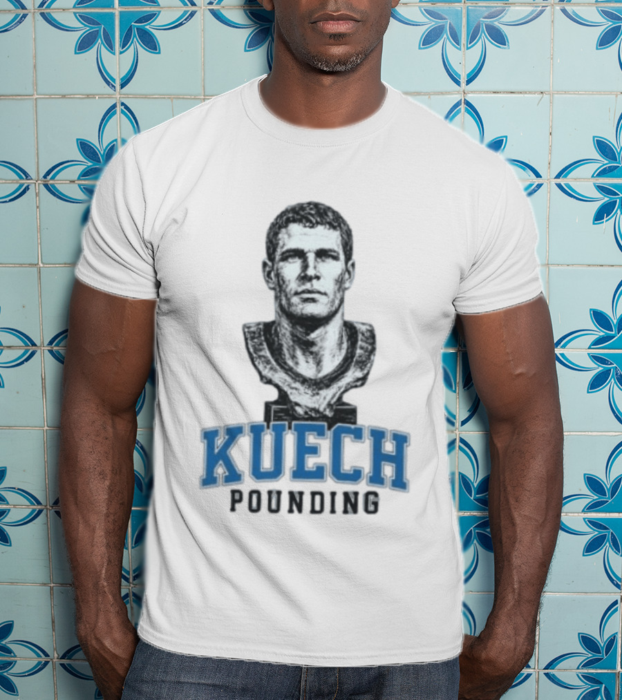 Carolina Panthers Kuech Pounding Hall Of Famer T-Shirt