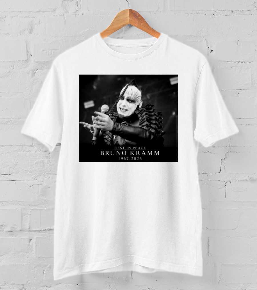 Rest In Peace Bruno Kramm 1967 2026 Musician Tribute Memorial T-Shirt