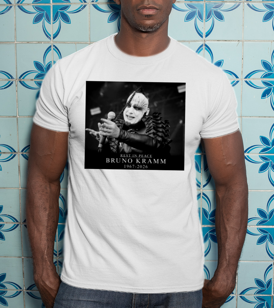 Rest In Peace Bruno Kramm 1967 2026 Musician Tribute Memorial T-Shirt